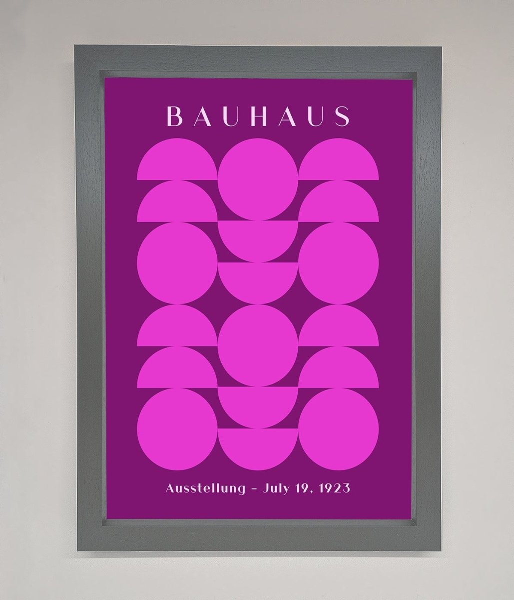 Pink and Purple Abstract Framed Print