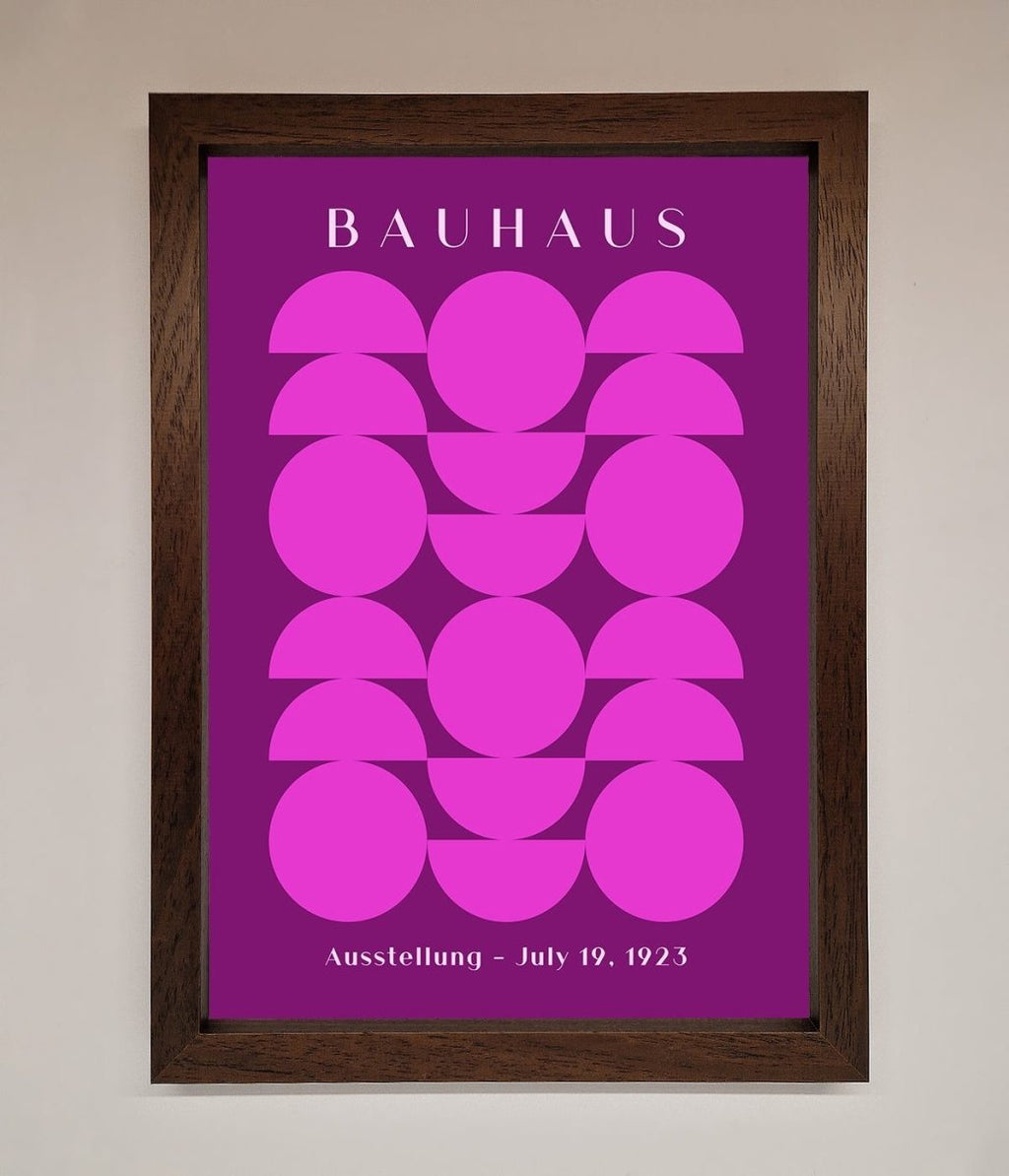 Pink and Purple Abstract Framed Print