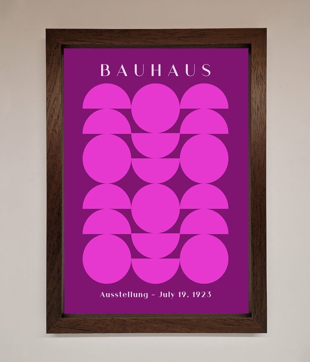 Pink and Purple Abstract Framed Print