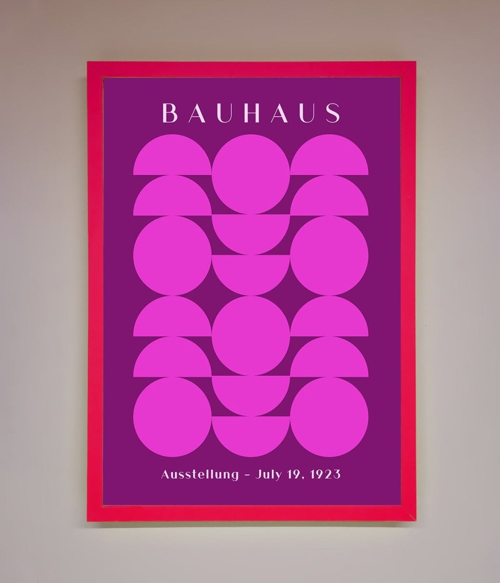 Pink and Purple Abstract Framed Print