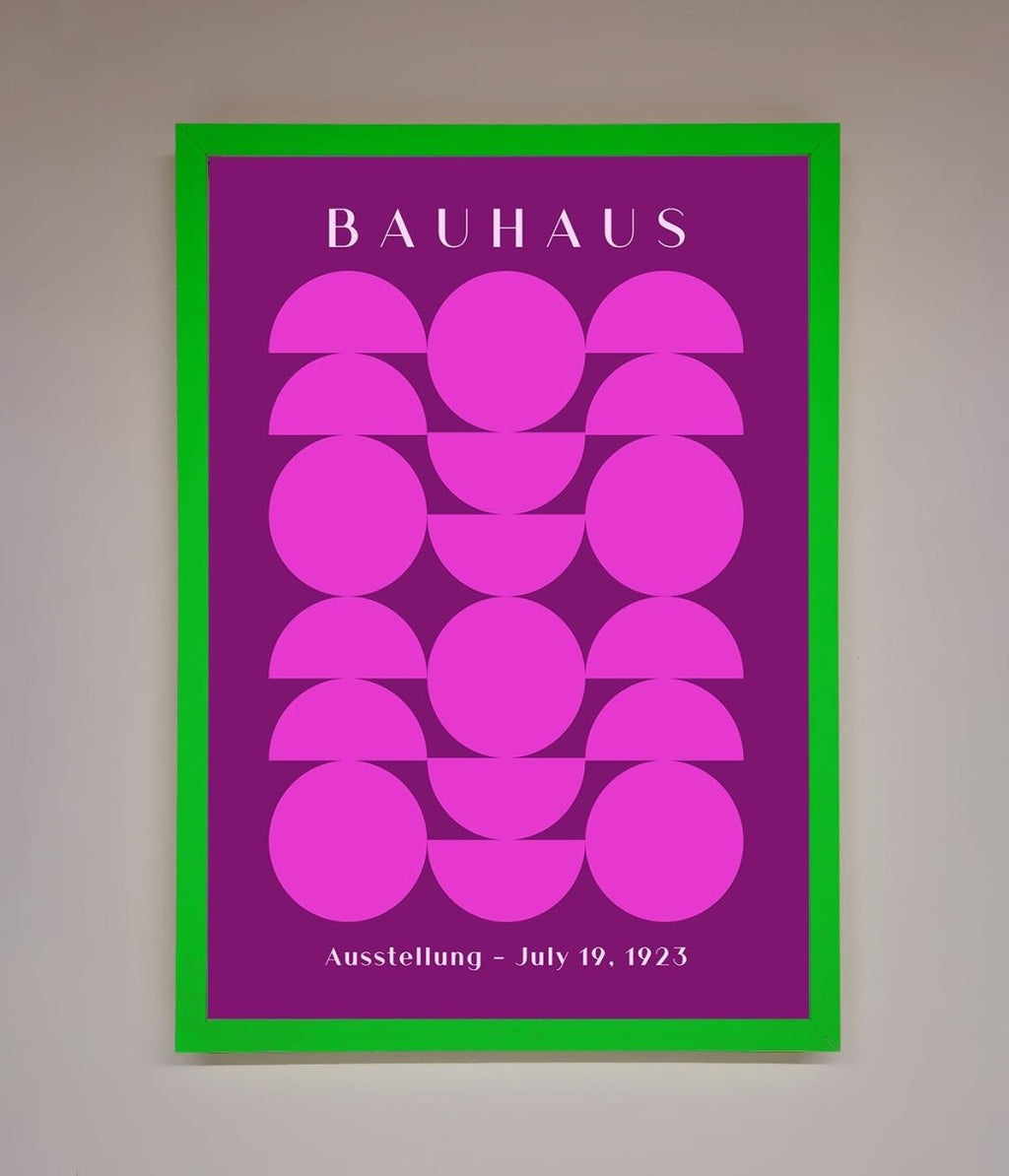 Pink and Purple Abstract Framed Print