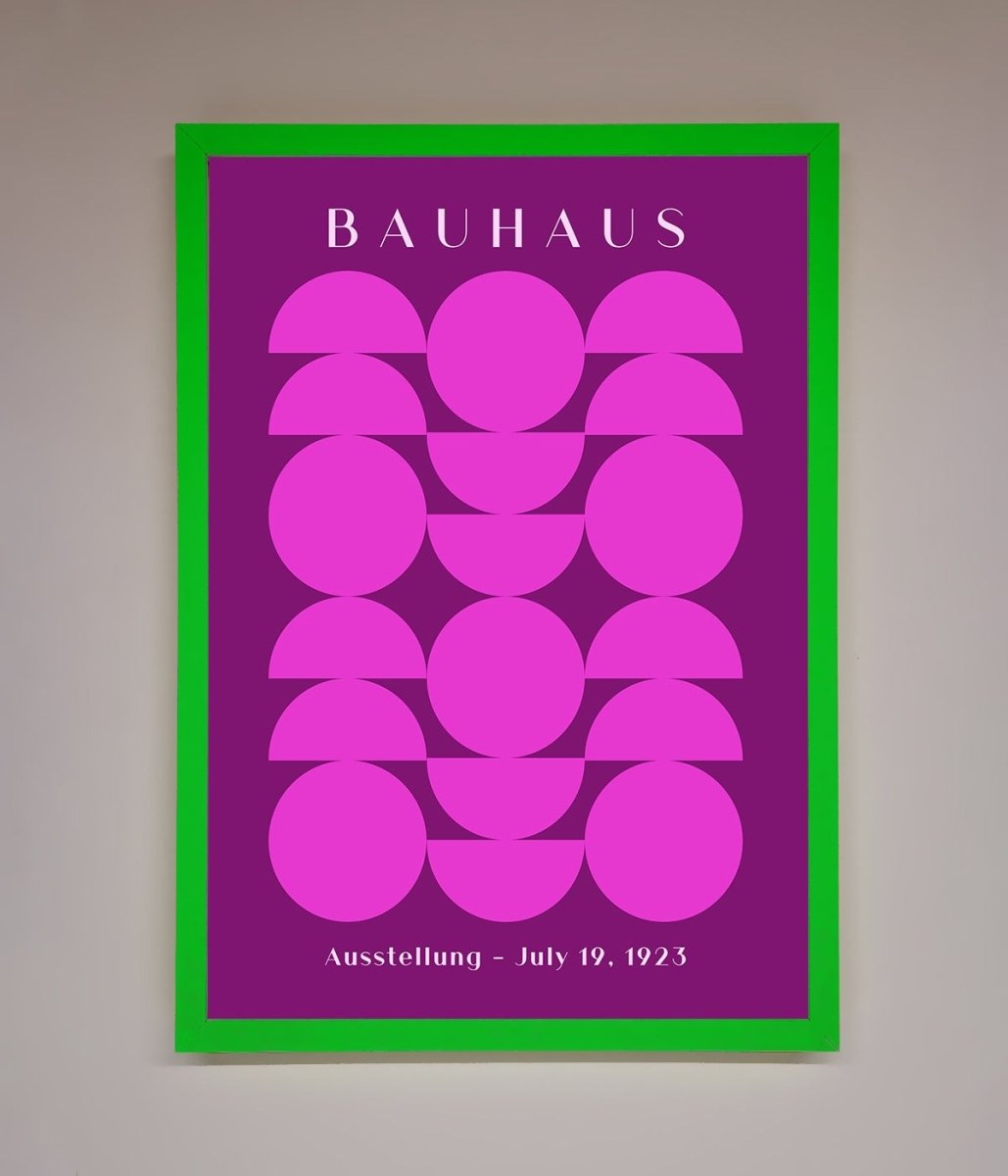Pink and Purple Abstract Framed Print