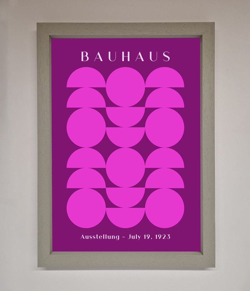 Pink and Purple Abstract Framed Print