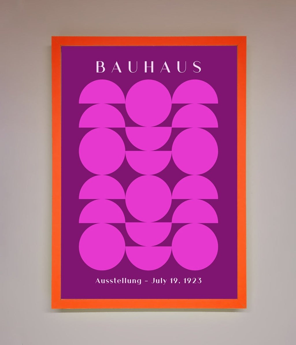 Pink and Purple Abstract Framed Print