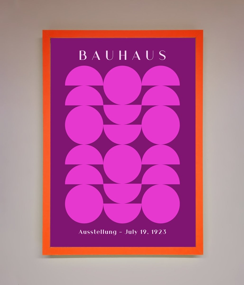 Pink and Purple Abstract Framed Print