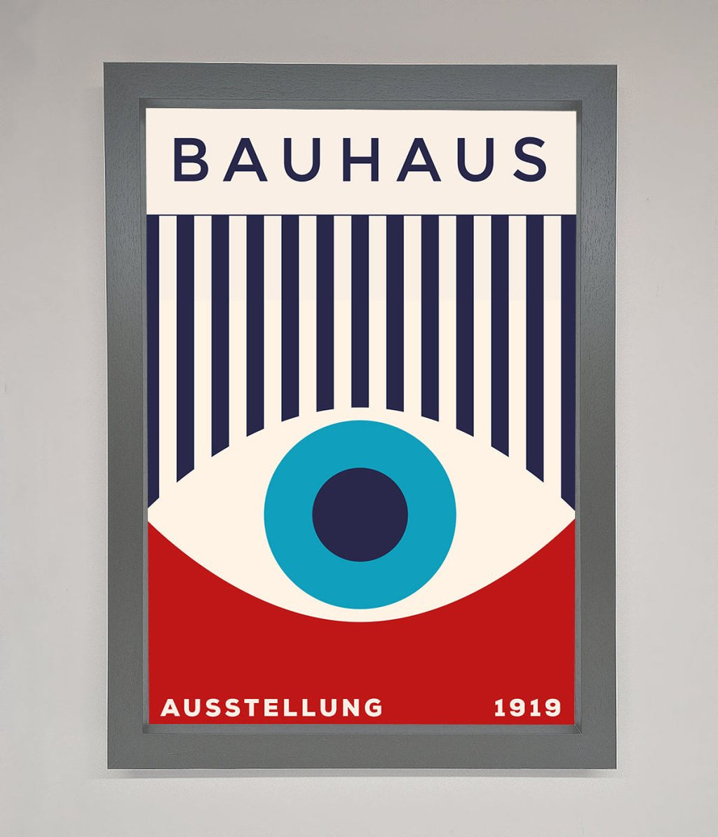 Red and Blue Eye Framed Wall Art