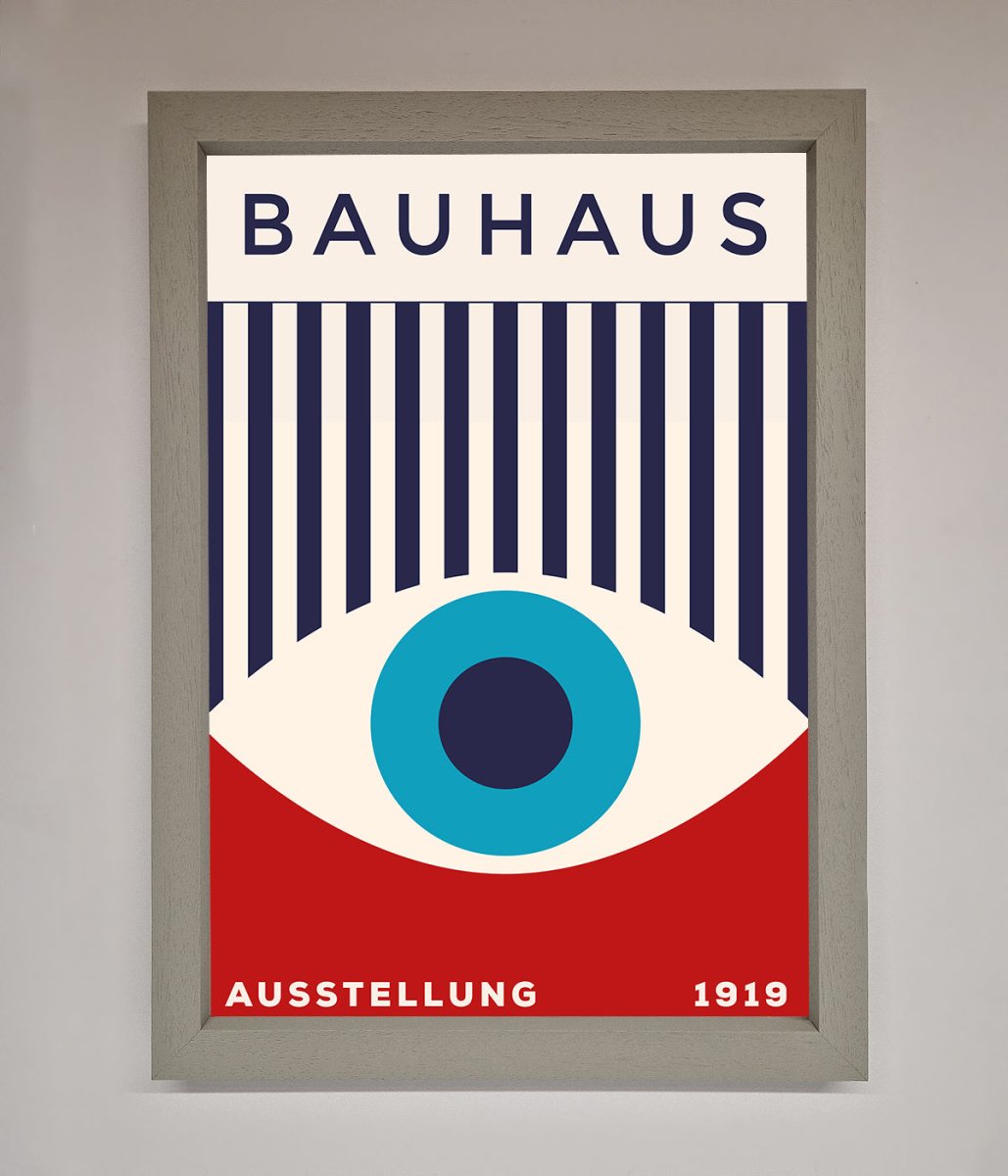 Red and Blue Eye Framed Wall Art
