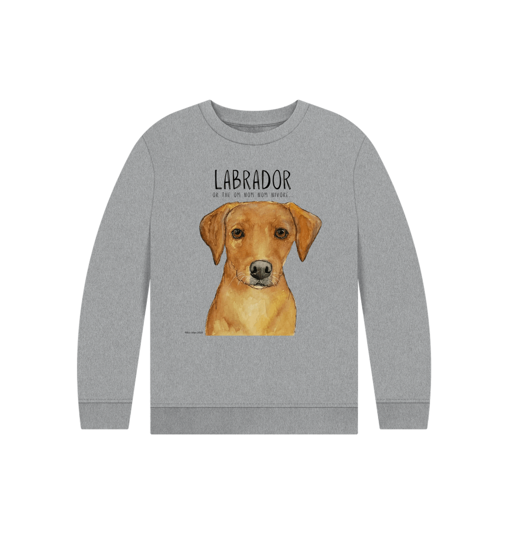 Crumb Catcher in Chief Fox Red Labrador Kids Sweatshirt