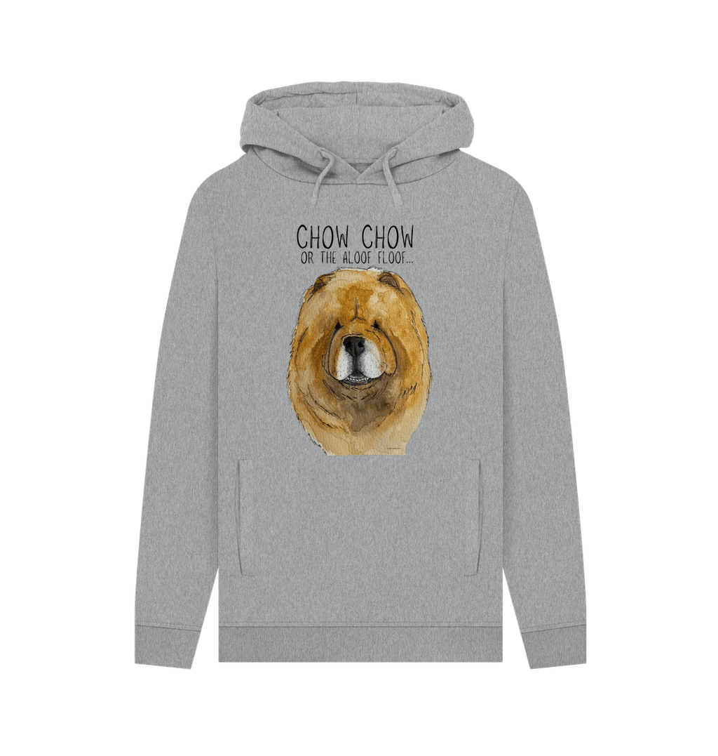 Red Chow Chow Men's Hoodie with Pocket Detail