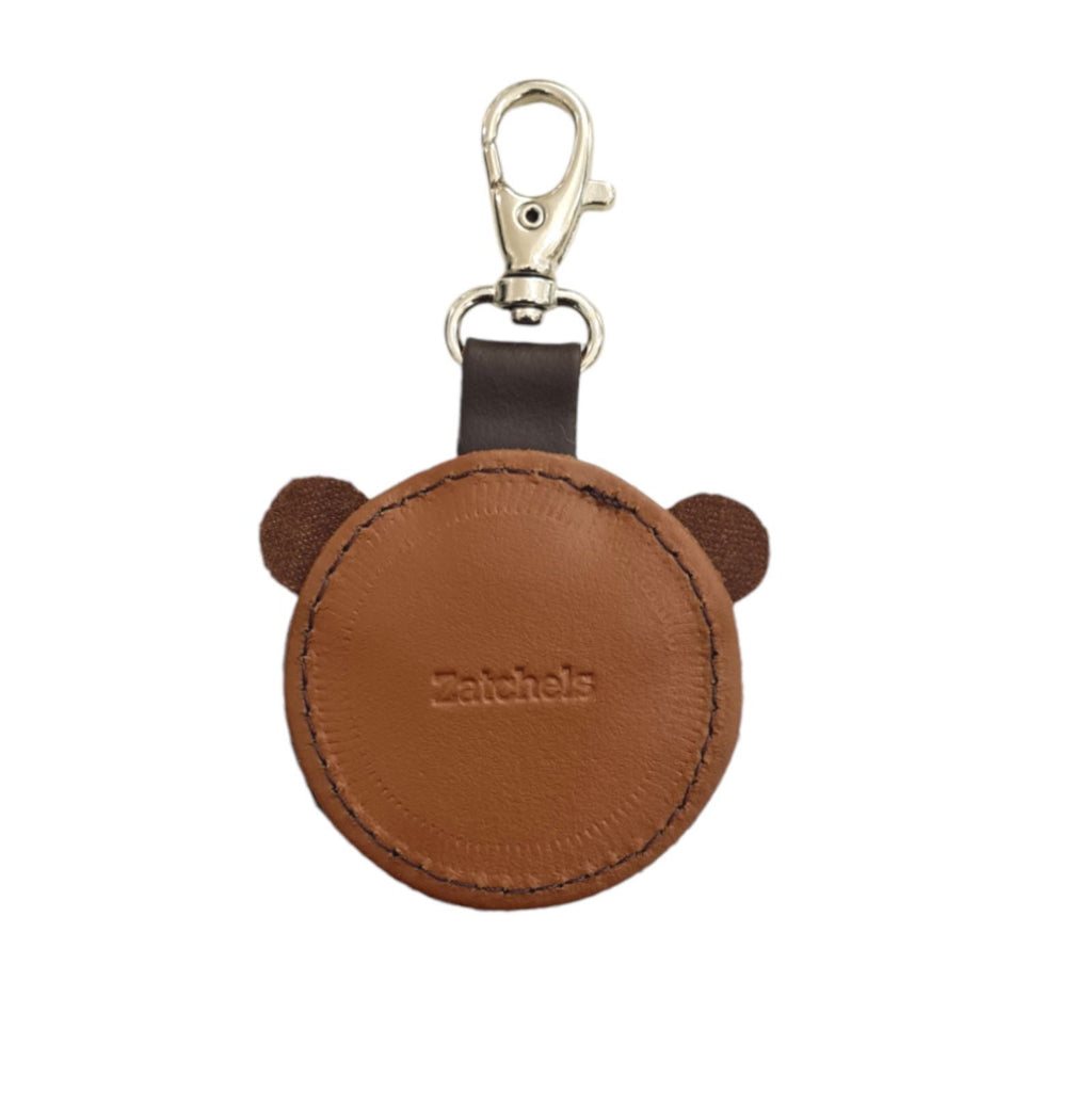 Brown Bear Handmade Leather Bag Charm - Pre-order Jan 2026 Delivery