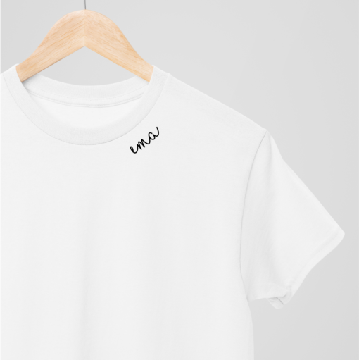 Exclusive High-Quality Embroidered Collar T-Shirt - Unisex, Organic Cotton, Durable & Comfortable by Beebila at www.brixbailey.com
