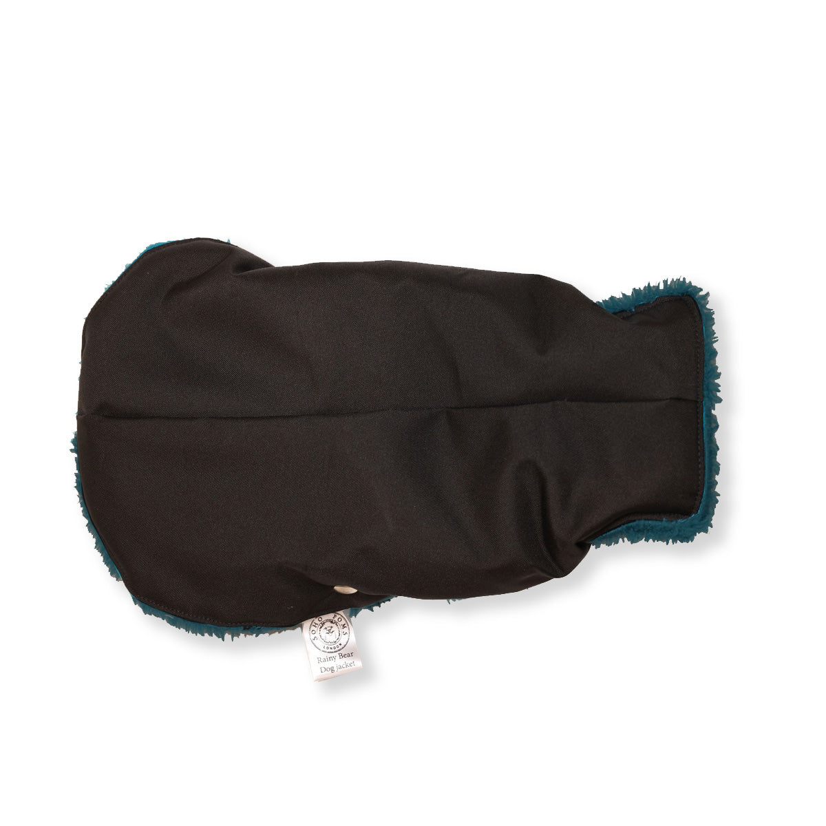 Black and Forest Green Teddy Bear Waterproof Dog Jacket