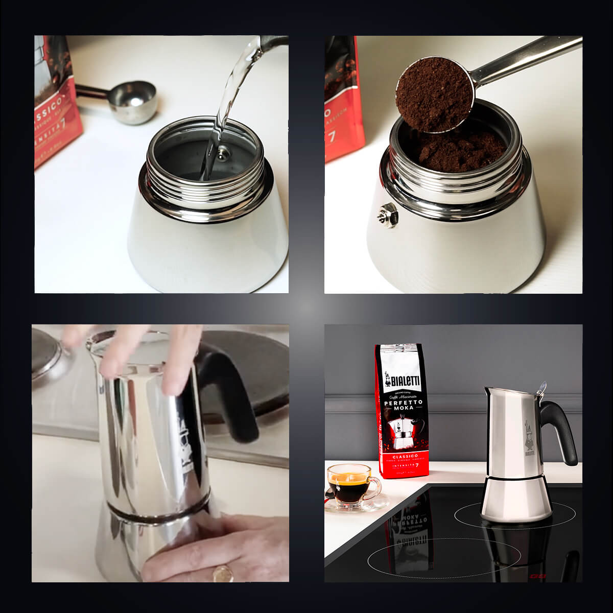 Venus Induction Stovetop Coffee Maker