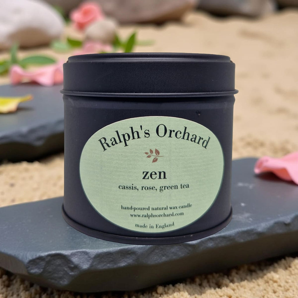 Zen Cassis Rose Green Tea Candle