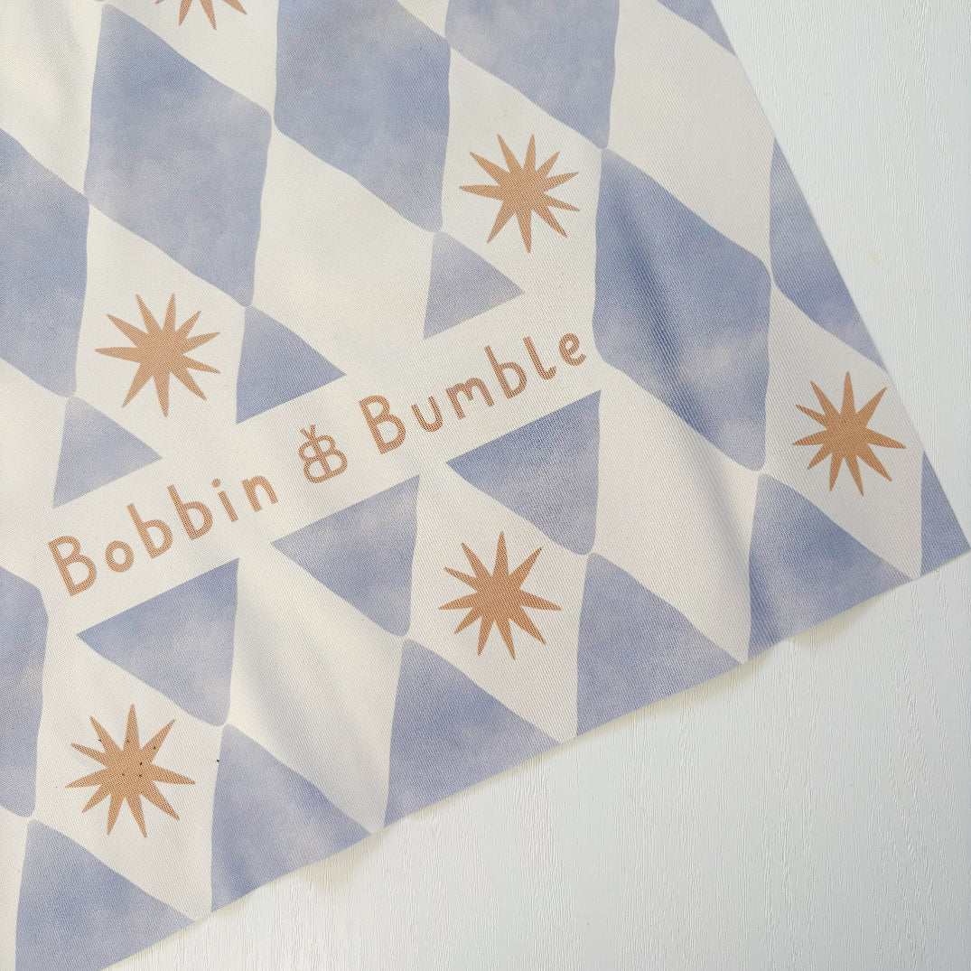 Splash mat - Blue Harlequin