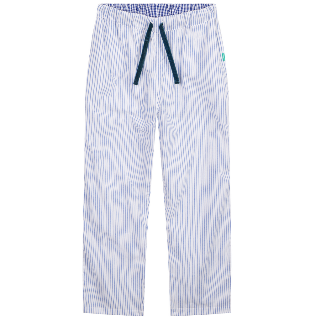 Women Monk Seal Loungers Blue Striped