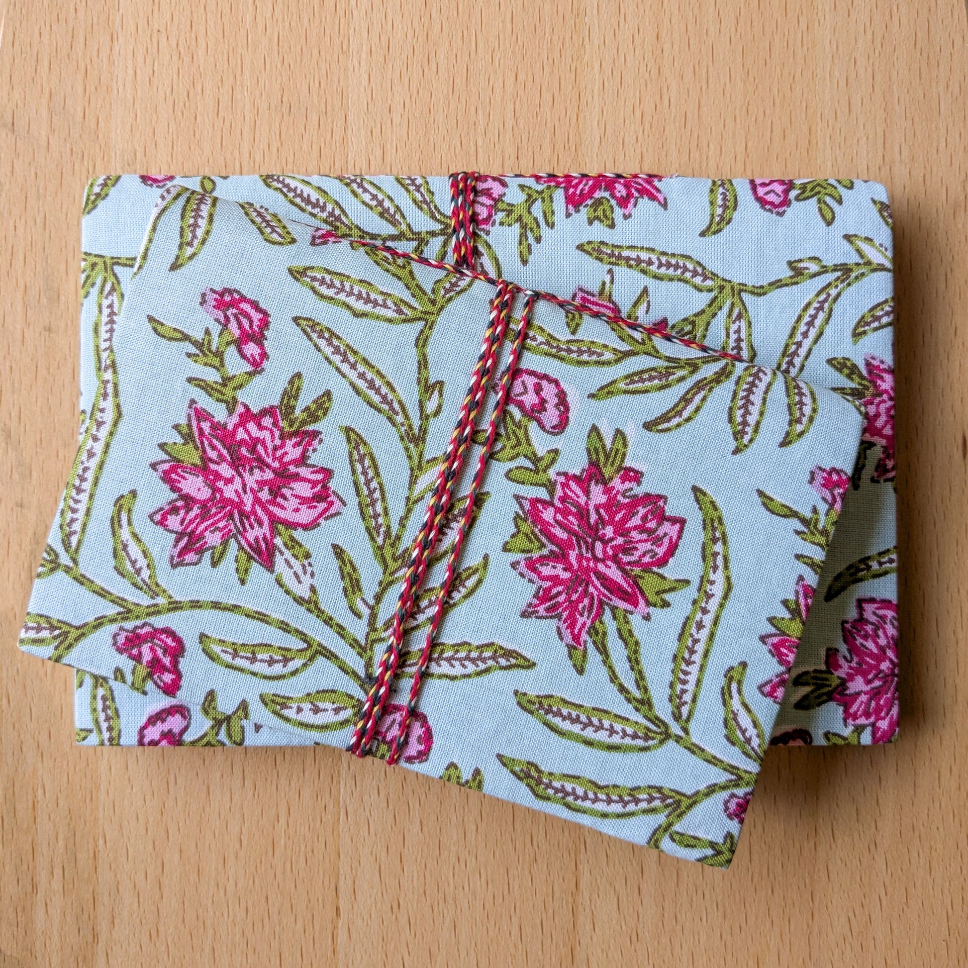 Handmade Cotton Fabric Journal 5 x 7 inch Fair Trade