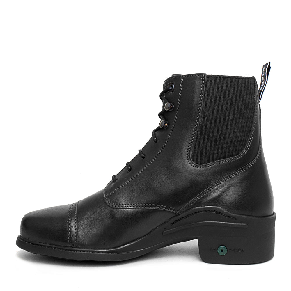 Zip Jodhpur Boots in Black