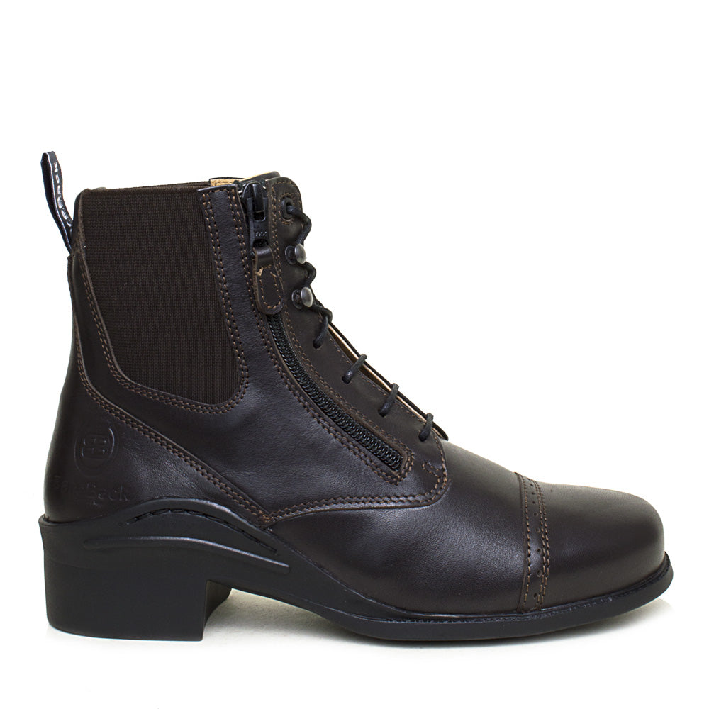 Zip Jodhpur Boots in Brown