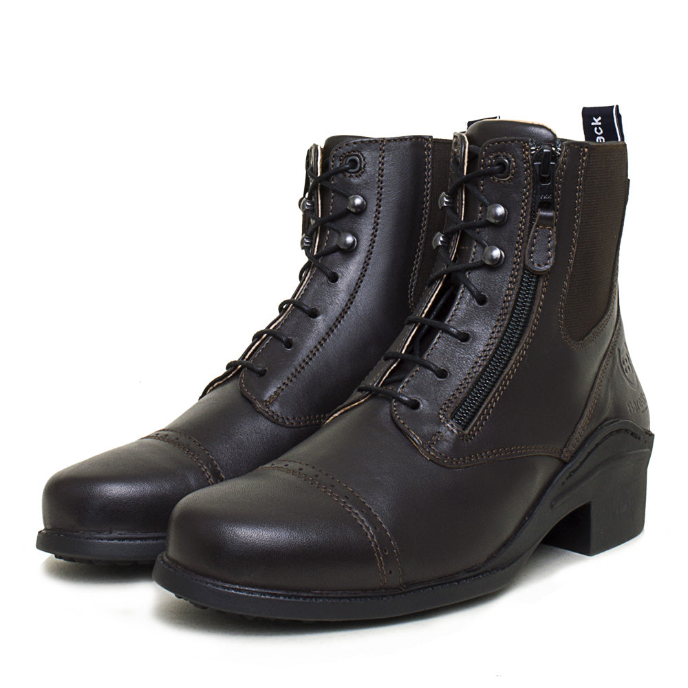 Zip Jodhpur Boots in Brown