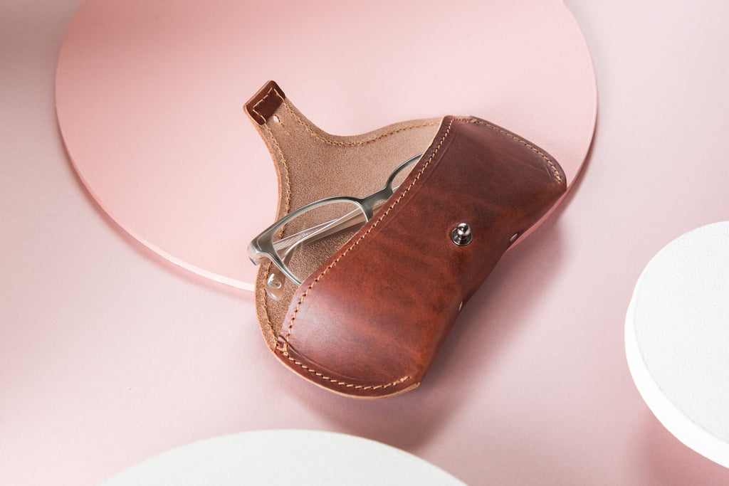 Brillebox Leather Case – Elegant & Durable Spectacle Protection by Craftory at brixbailey.com