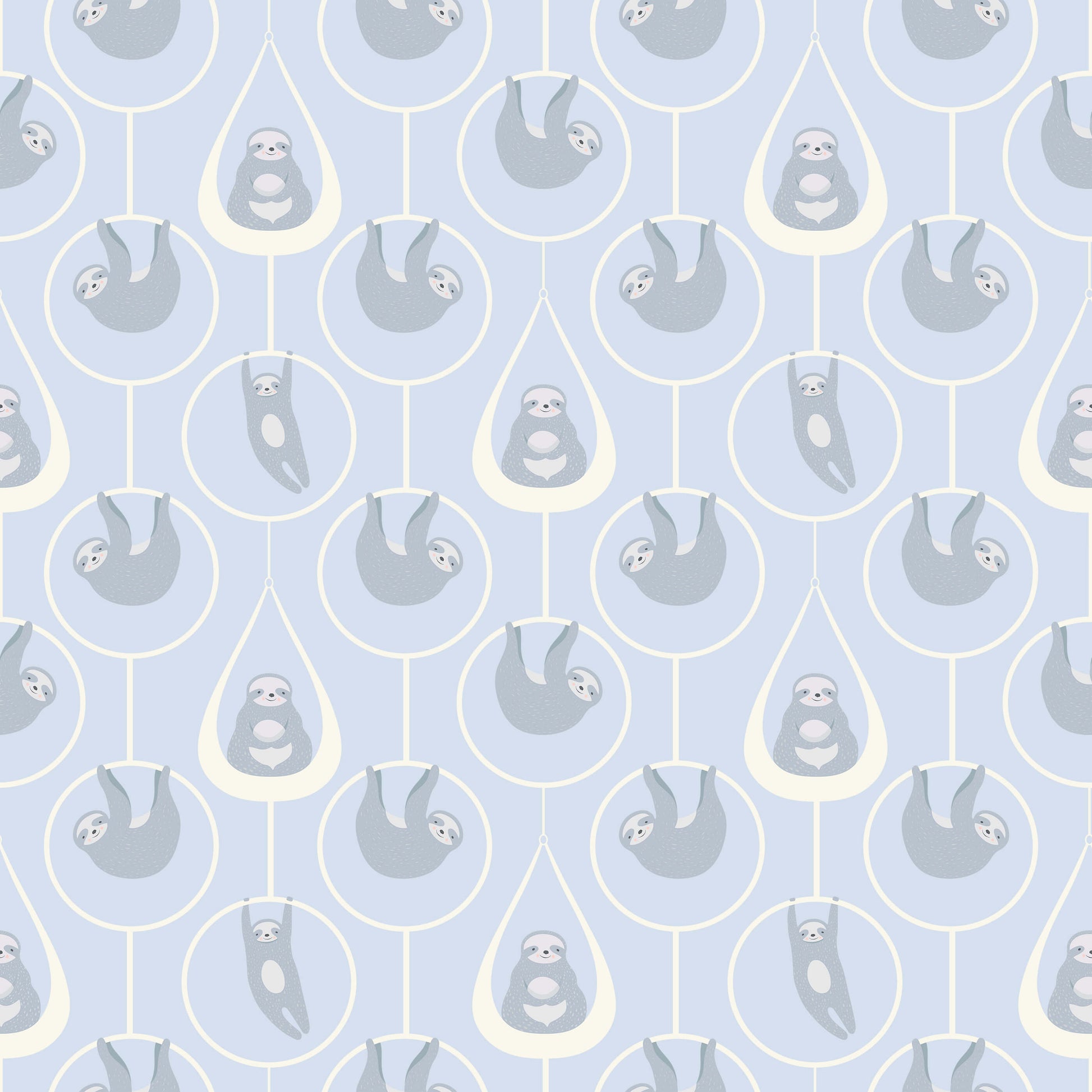 Sloth Wallpaper for Kids Rooms