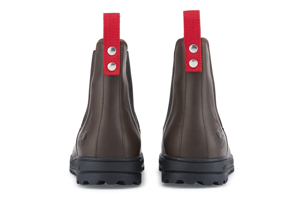 Men's Brown Leather Winter Chelsea Boot