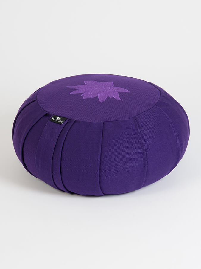 Organic Cotton Round Lotus Zafu Buckwheat Meditation Cushion