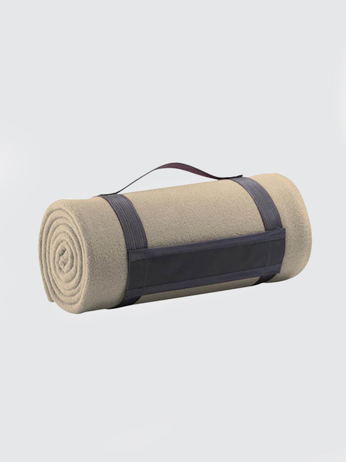 Plaid Fleece Yoga Studio Blanket