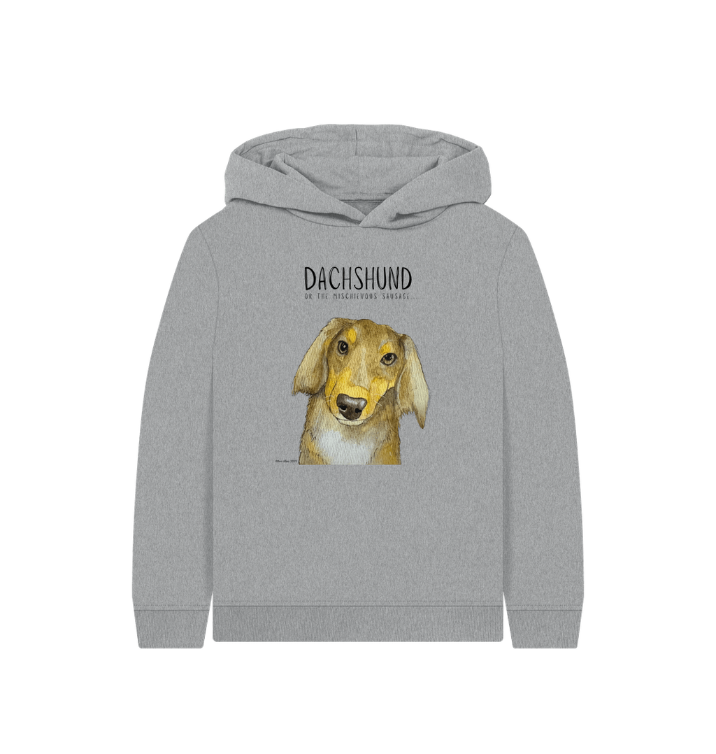 Mischievous Long Haired Sausage Hoodie for Kids