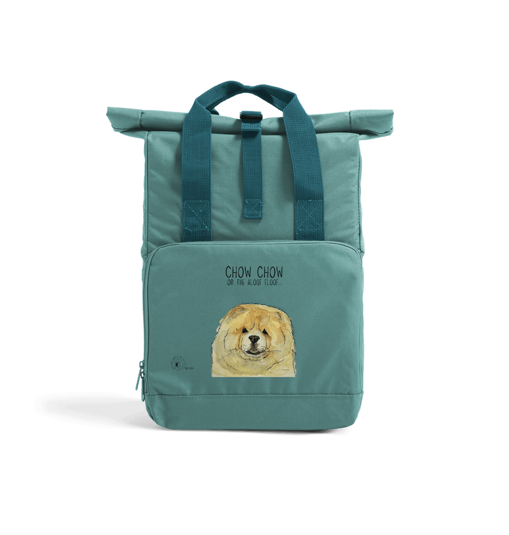 Fawn Chow Chow Roll Top Backpack