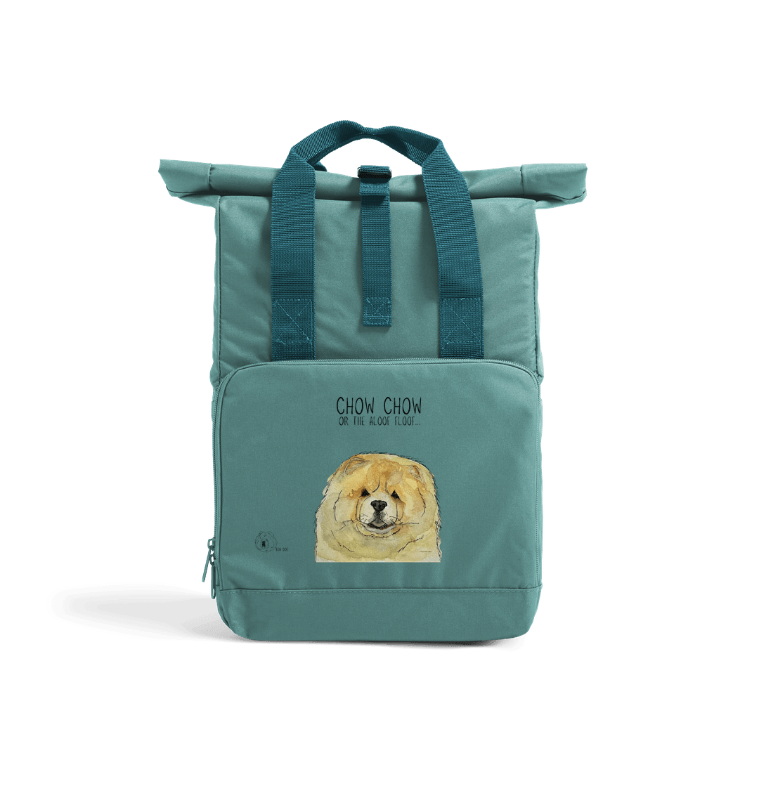 Fawn Chow Chow Roll Top Backpack