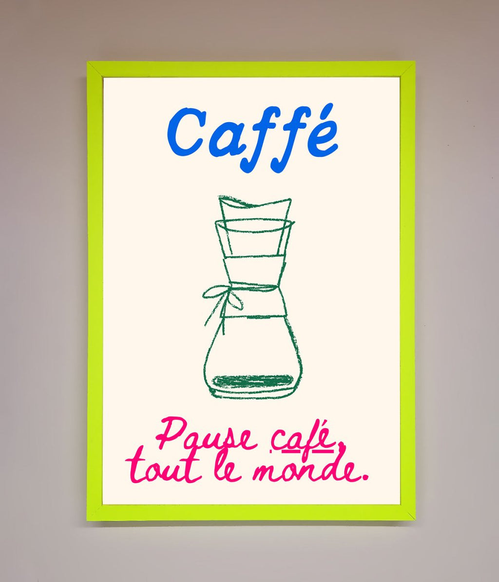 Coffee Art Framed Print