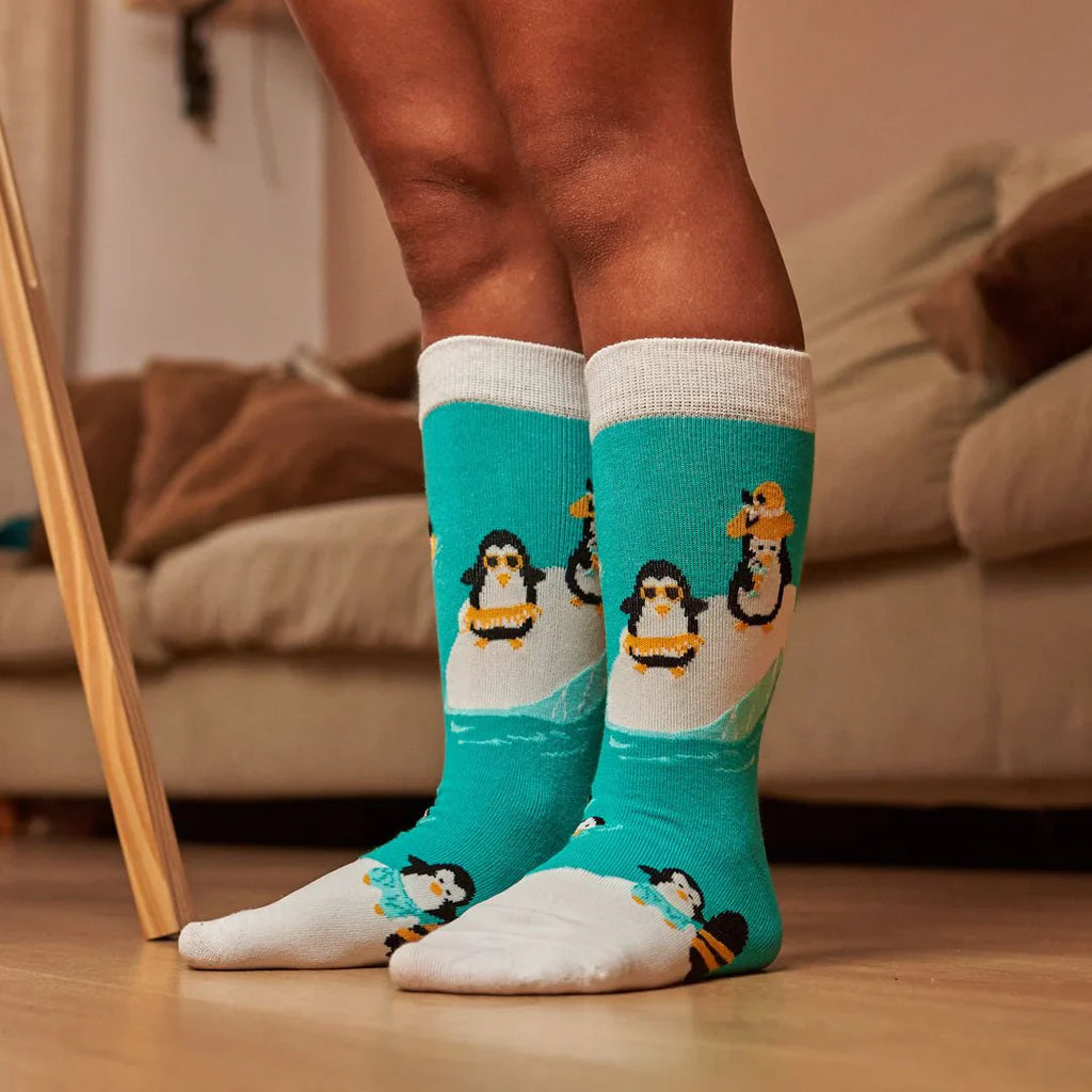 Paddle and Waddle Penguin Socks