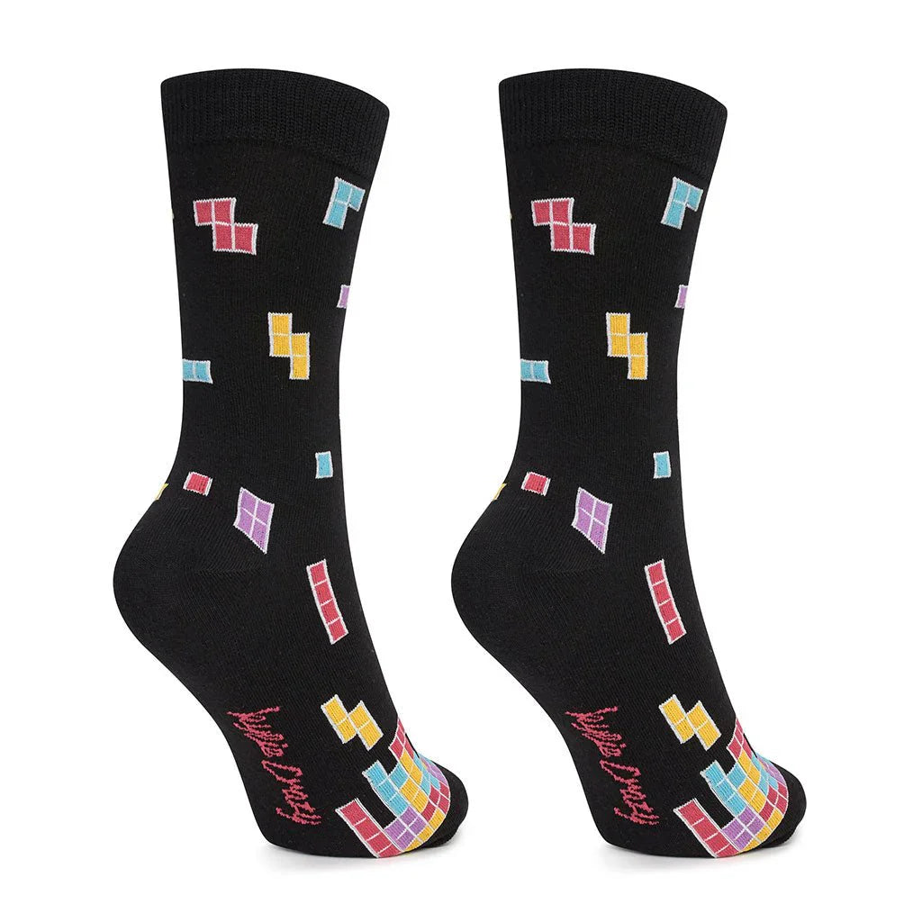 Toe-tris Pixel Block Socks