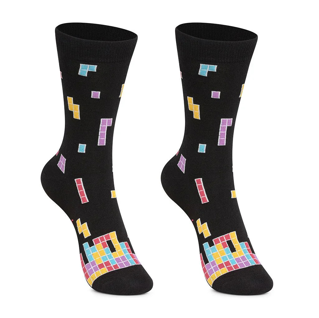 Toe-tris Pixel Block Socks