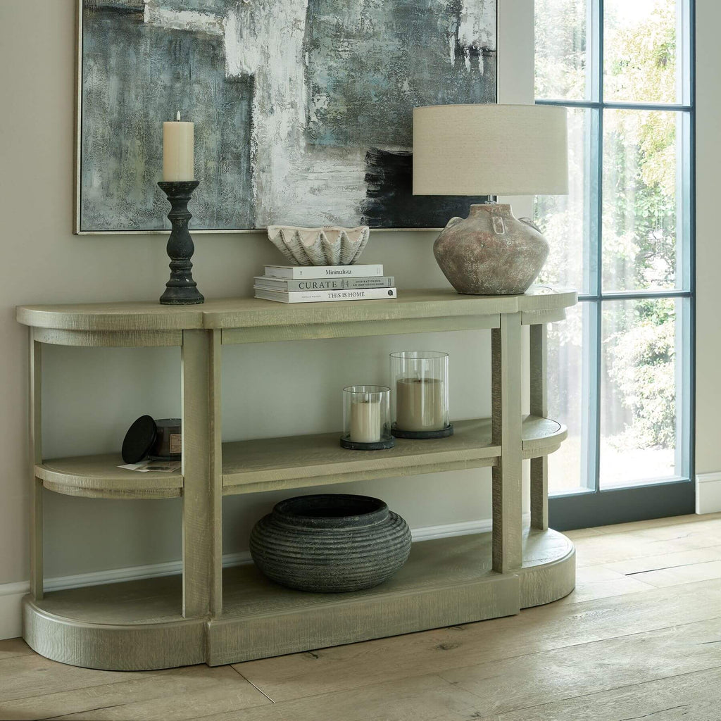 Realistic taupe LED wax candle with dripping effect, flame-free ambiance for home decor by Sostter at brixbailey.com