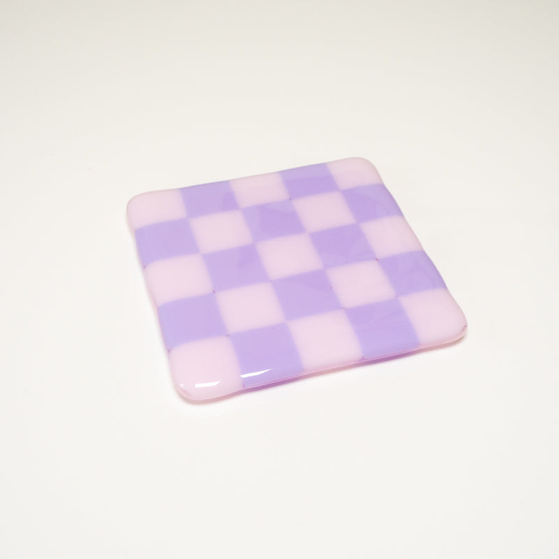 10cm Chequered Dual Coloured Coaster Bullseye Collection