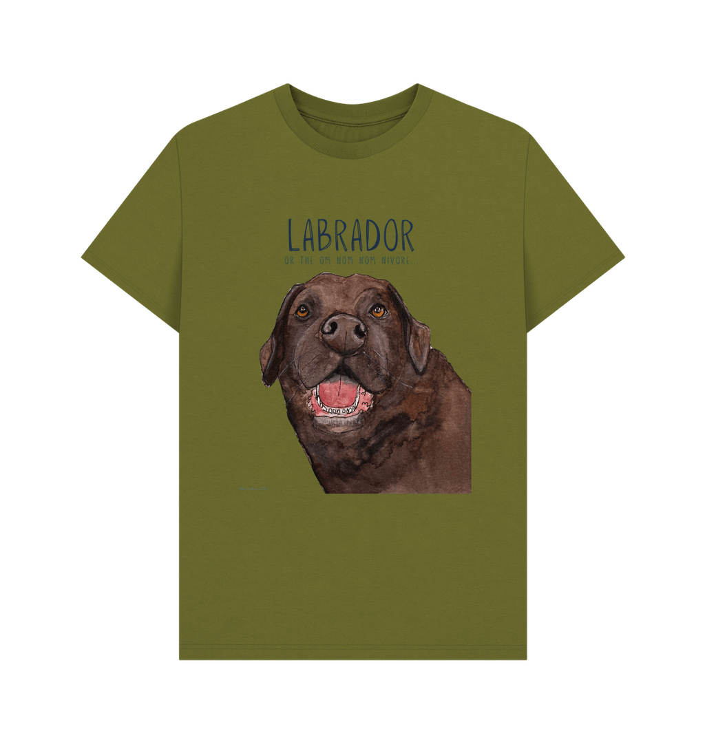 Chocolate Labrador Snack Goals Men's T-Shirt