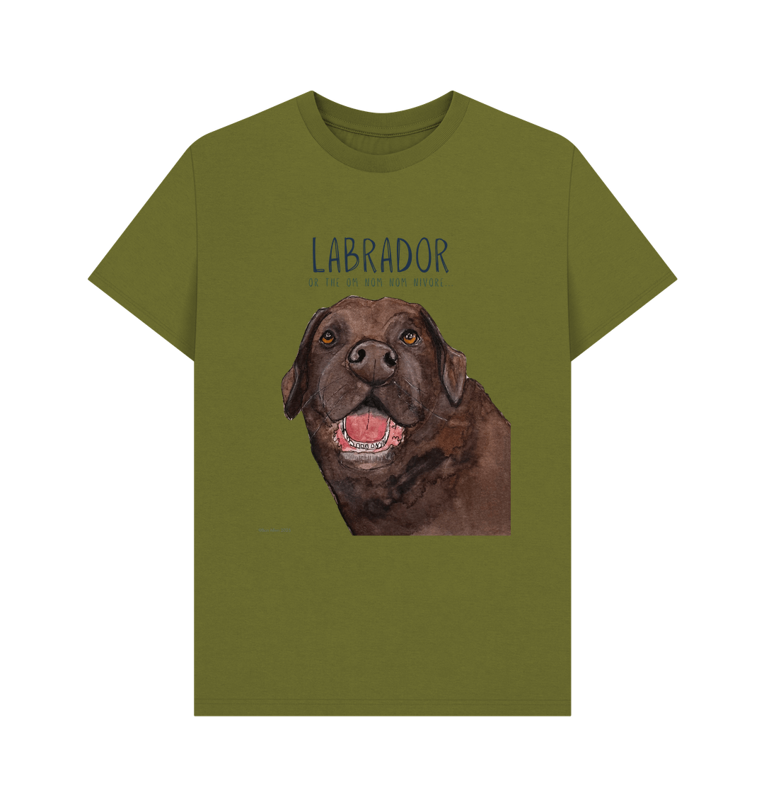 Chocolate Labrador Snack Goals Men's T-Shirt