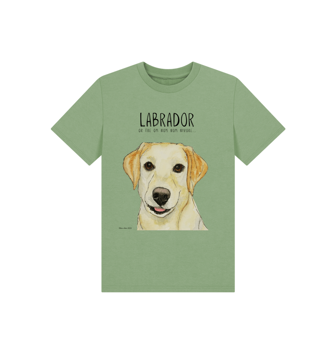 Yellow Labrador Snack Patrol Kids T-Shirt