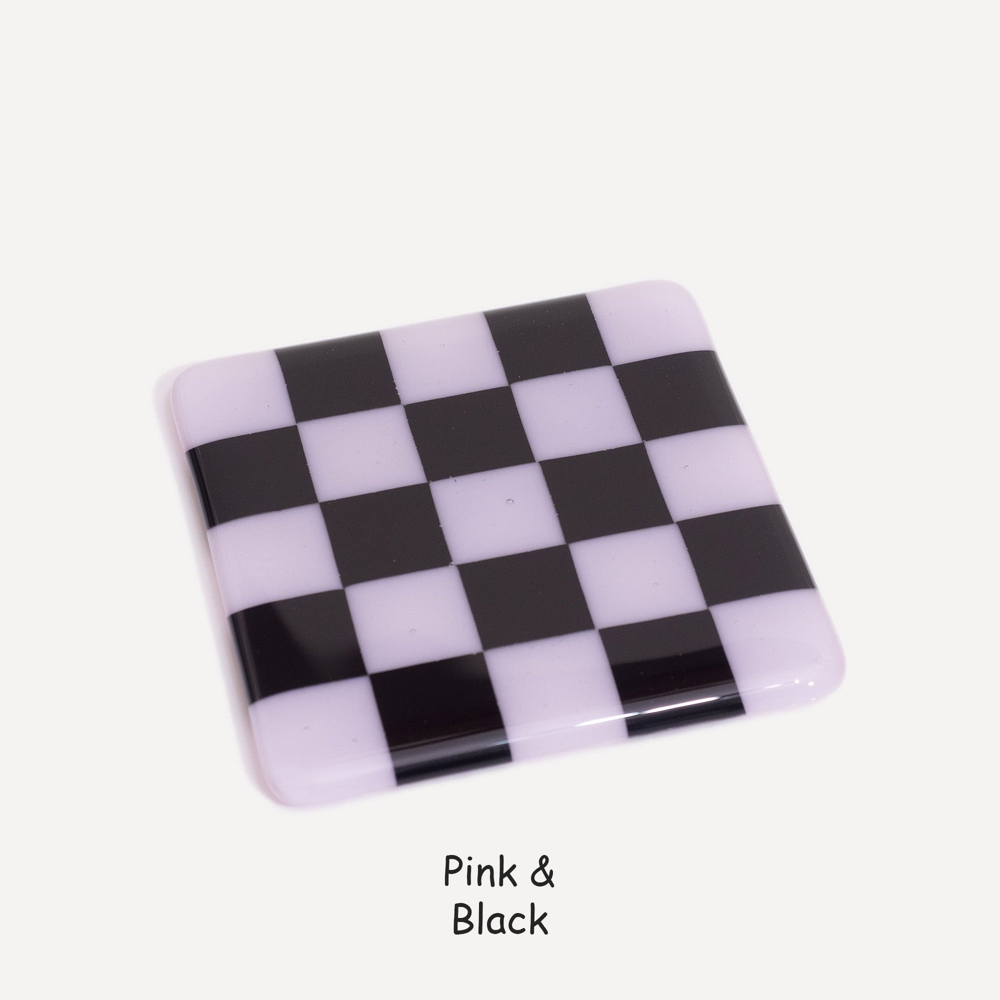 10cm Chequered Dual Colour Coaster Oceanside Collection