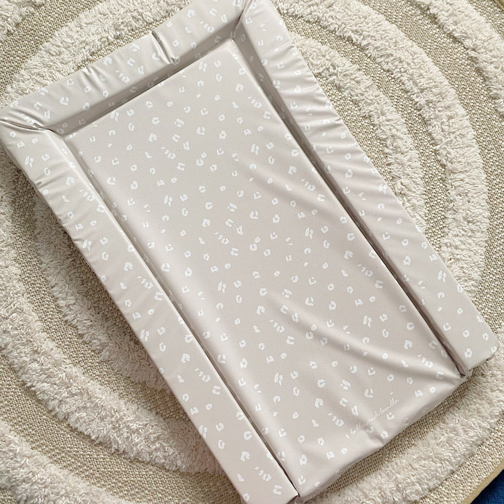 Standard Changing Mat - Sand Animal Print