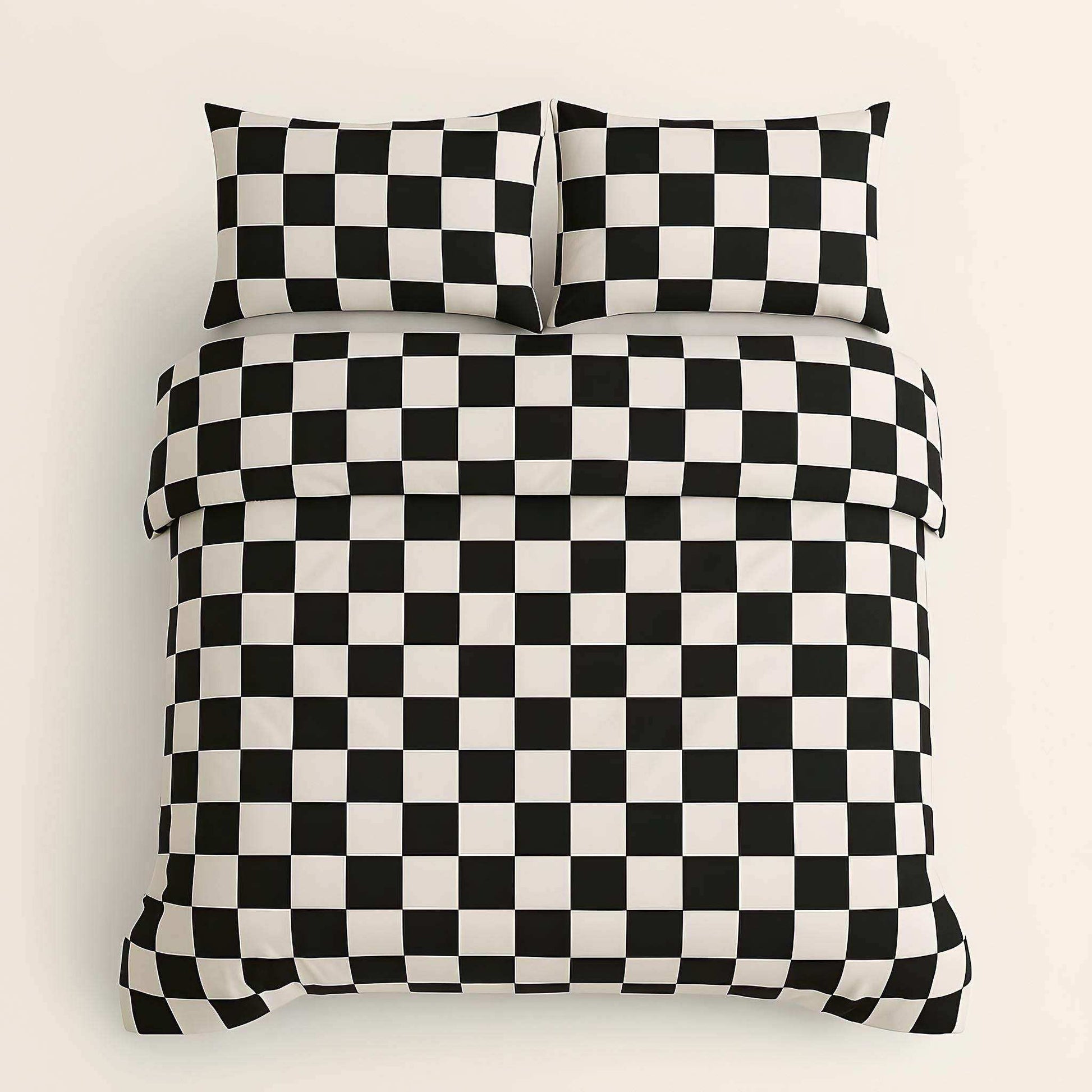 Checkerboard Bedding Set in 2 Styles