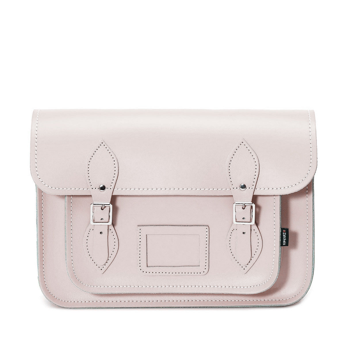 Handmade Leather Satchel in Cherry Blossom Pink