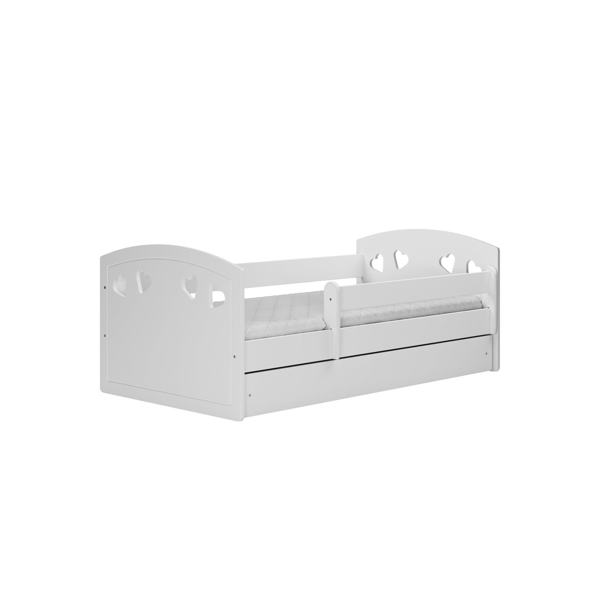 functional julia kids bed with optional storage drawer for toys and essentials