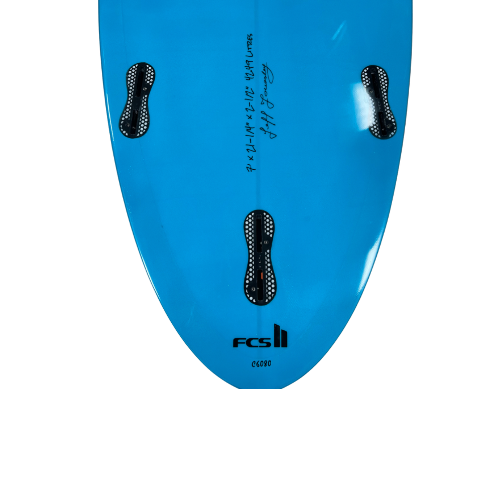 7' Heritage Round Tail Retro Egg Surfboard in Gloss Tint