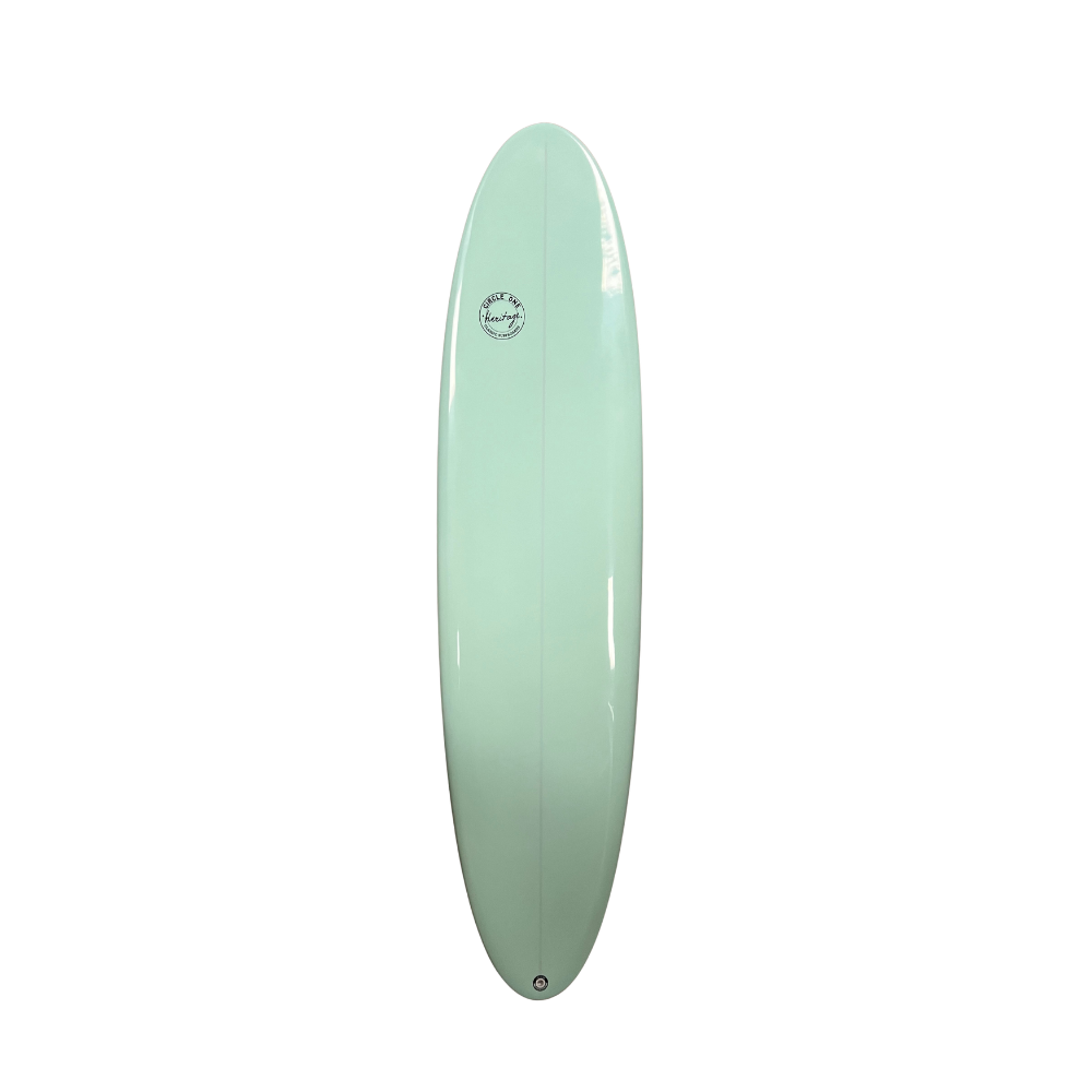 7' 6 Heritage Retro Mini Mal Surfboard in Gloss Tint