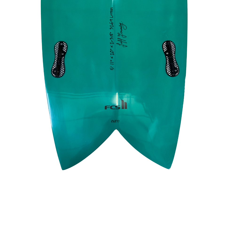5' 11" Heritage Twin Fish in Gloss Tint