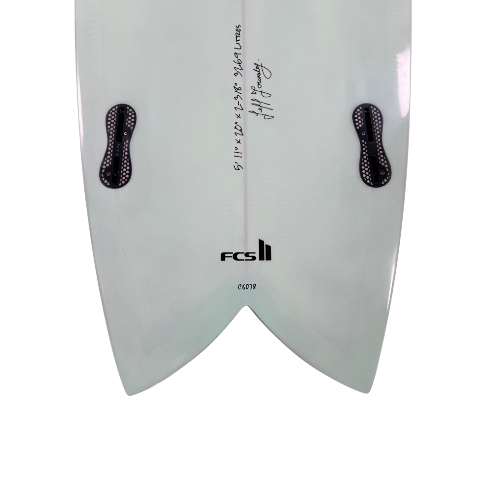 5' 11" Heritage Twin Fish in Gloss Tint